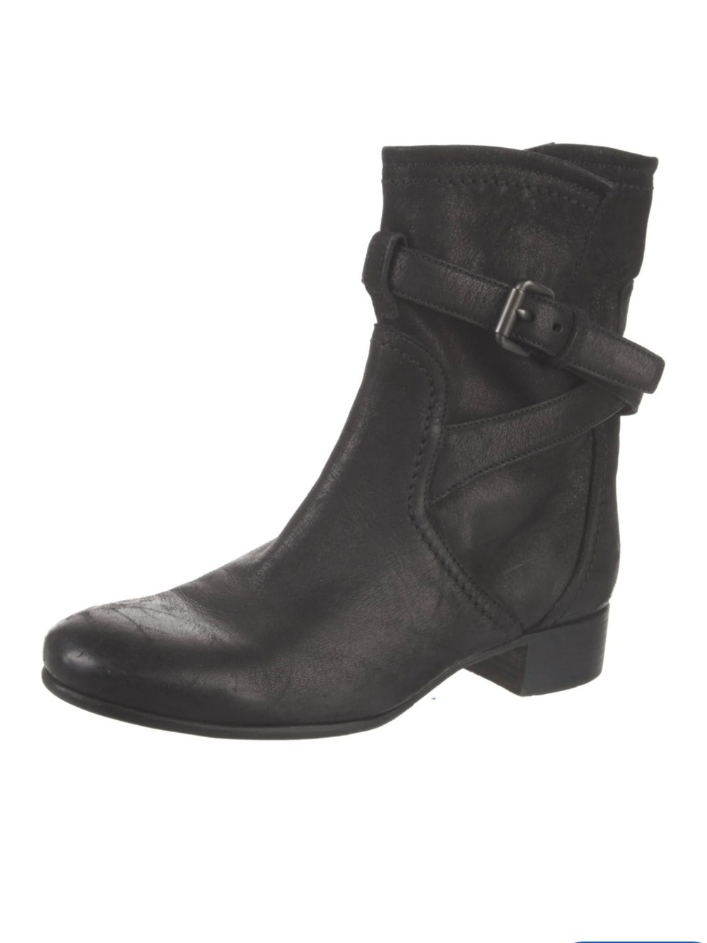 Prada Black leather Ankle Boots with Wrap Strap 41 EU/ 11 US